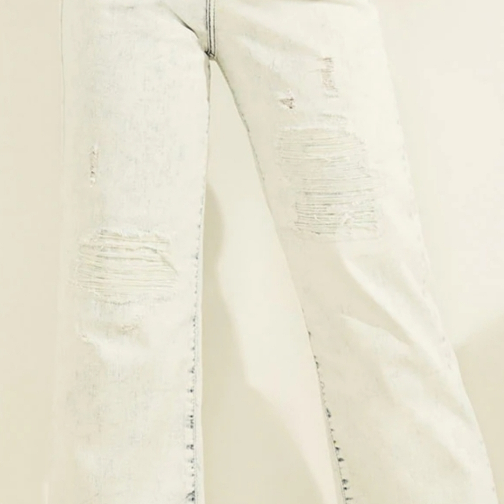 Guess Ripped Cropped Jeans